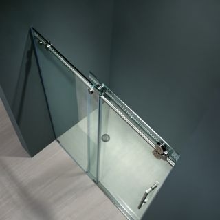 Vigo 72 x 74 Contenporary 3 8 Glass Frameless Shower Door