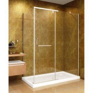 Aston Clear 60x35 Glass Shower Enclosure 8 mm with Drain Location