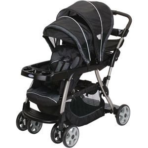Graco READY2GROW LX Stand and Ride Double Stroller Metropolis