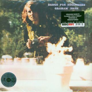 Graham Nash Songs for Beginners LP Vinyl 180 Gram David Crosby Rita