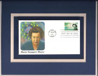 Maria Goeppert Mayer Magic Numbers 1st Day Cover Maria Goeppert Mayer