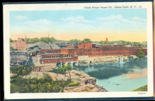  Finch Pruyn Paper Company Glens Falls New York NY Postcard