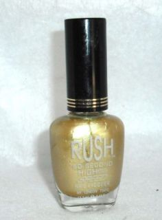Rush High Speed 60 Second Nail Polish Gold Shimmer