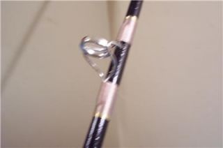 Vintage Fishing Rod Solid Fiberglass Saltwater Conventional Boat Rod