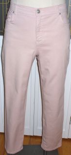 Gloria Vanderbilt Pink Jeans 12 Short 28 Inseam Stretch Pants Tapered