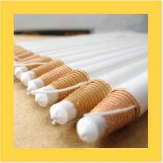   12 White China Marker Wax Marking Grease Fabric pencil Rod Building