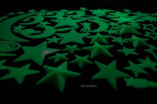 85 Piece Glow in The Dark Stars and Shapes