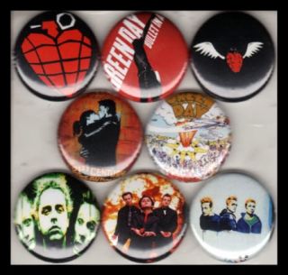 Green Day 1in Buttons Badge American Idiot 21st Century