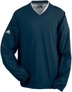 Adidas Golf Mens ClimaProof V Neck Windshirt Wind Shirt Pullover