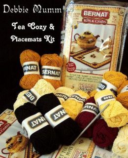 tea cozy and four place mats, easy illustrated instructions, plus the