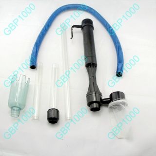  Syphon Auto Fish Tank Vacuum Gravel Water Filter Cleaner Washer