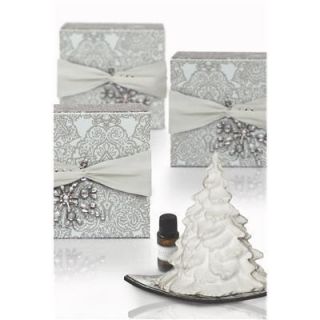 Gianna Rose Atelier Holiday Tree Ceramic Diffuser w Porcelain Plate