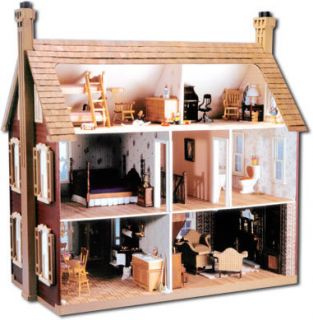 Greenleaf Wooden Dollhouses Willow Dollhouse Doll House kit For Black
