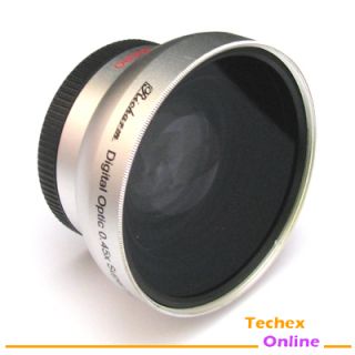 43mm 0 45X Wide Angle Lens for Canon HV20 HG10 HV30