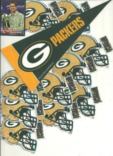 11 NFL Green Bay Packers and 1 Pennant and 100 Logos
