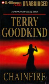 Terry Goodkind Chainfire Audio Book Unabridged 17 Cassettes Boxed Set