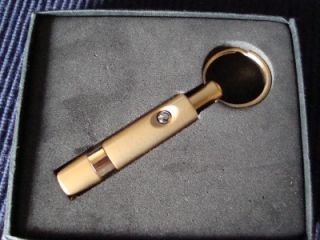 Gold Cigar Punch Cutter Retractable Bullet Cutter in Gift Box