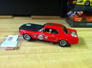 Pioneer 1/32 Scale Slot Car, 1968 Ford Mustang Notchback, D. Gregson