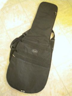 Fender Electric Guitar Black Padded Nylon Soft Gig Bag