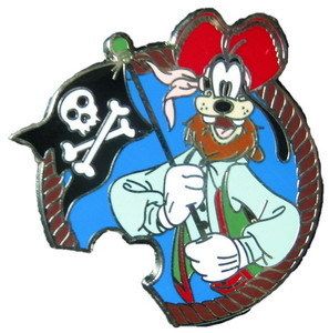  Mickeys Mystery Machine Puzzle Collection Pirate Goofy Pin