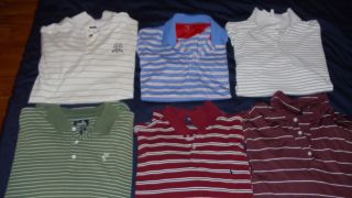 Golf Mens Polo Shirts 6 Ralph Lauren Tommy Hilfiger Ashworth XL Lot