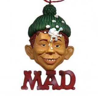 Alfred E Neuman Mad Magazine Christmas Ornament