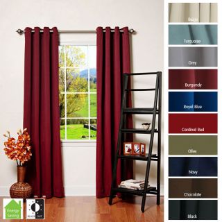 Grommet Top Thermal Insulated 95 inch Blackout Curtain Panel Pair