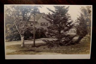 Gilmanton New Hampshire NH Photo Postcard 1914 Residential Street
