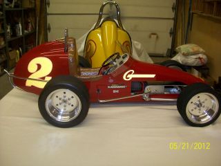 Gilmer 1 4 Scale Midget Race Car Red w Kawasaki Engine