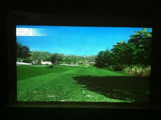New Golf Simulator Screen
