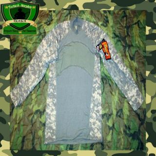 NWT USGI Military ACU Camo Army Flame Resistant Combat Shirt. Hunting