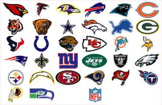 All 32 NFL Team Logo Decals Stickers Skins to choose from   NEW   Pick