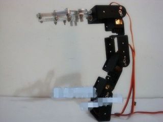 New 4 DOF Aluminium Robot arm Clamp Claw Mount kit With 4pcs MG995
