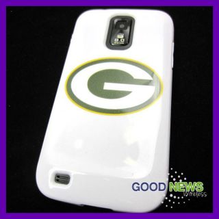   Samsung Galaxy S2 S II T989 Green Bay Packers Rubber Skin Case Cover