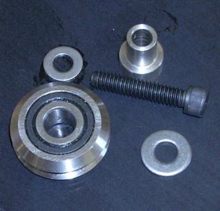 Groove Wheel with Fixed MTG Kit Steel Bearing Dual Seal for CNC