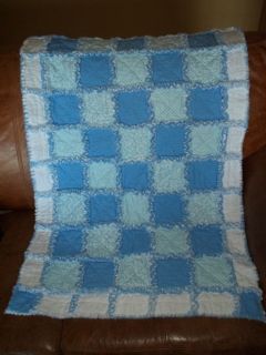 Handmade Baby Rag Quilt in Quilts