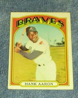  Hank Aaron 1972 Topps 299 EX