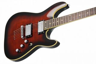 Schecter C 1 Standard Guitar (Dark Brown Sunburst) ~ NEW Fastest WW