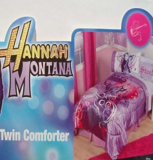 Hannah Montana Rock Dream Twin Comforter Sheets 4pc Bedding Set New