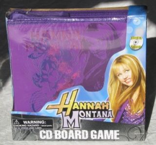 New Original Hannah Montana CD Board Game Case Disney