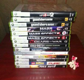  360 Games Lot Mass Effect 1 2 3 GTA IV DLC Gears of War GOTYE L4D2 CoD
