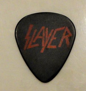  Slayer Guitar Pick Awesome RARE L K Kerry King Jeff Hanneman