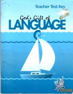   Language C A Beka Book 6th Grade Test Key Teacher Grammar 6 English