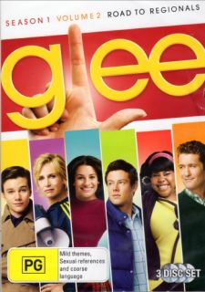 Glee Season 1 Volume 2 Road to Regionals DVD Region 4
