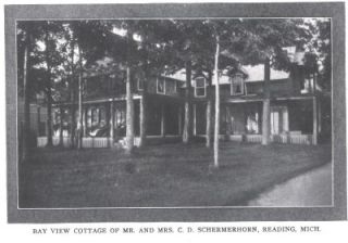 1910 AA Articles Photos Bayview Michigan Schumann Heink