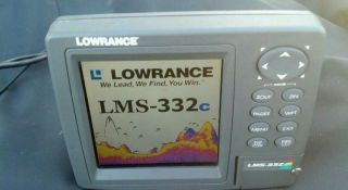 Lowrance LMS 332C GPS Receiver Sonar Fish Finder