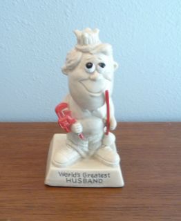 Berries Co Worlds Greatest Husband Statue 1970