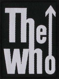 THE WHO   Arrow Logo   Woven Sew On Patch (SP192)