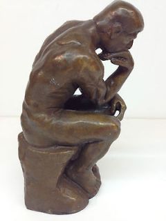 Rodin The Thinker Bronze Le Penseur Sculpture By Austin Prod. 5 Tall