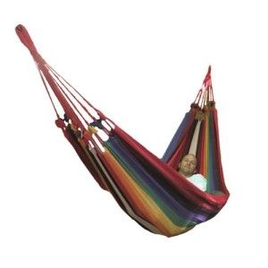 Grand Trunk ROATAN Fabric 2 Person Hammock Rainbow Color with Carry